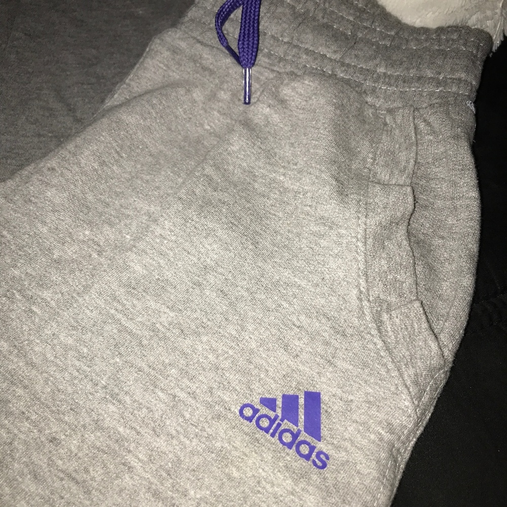 Grey Adidas Sweat Pants
